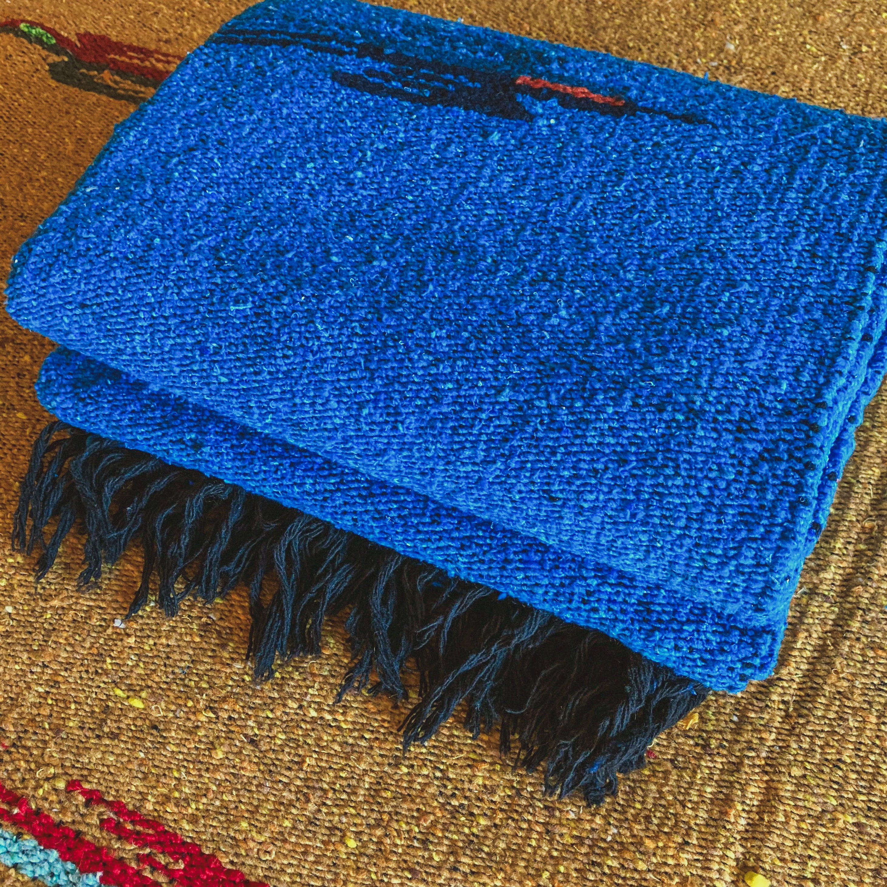 Ocean Blue Thunderbird Blanket