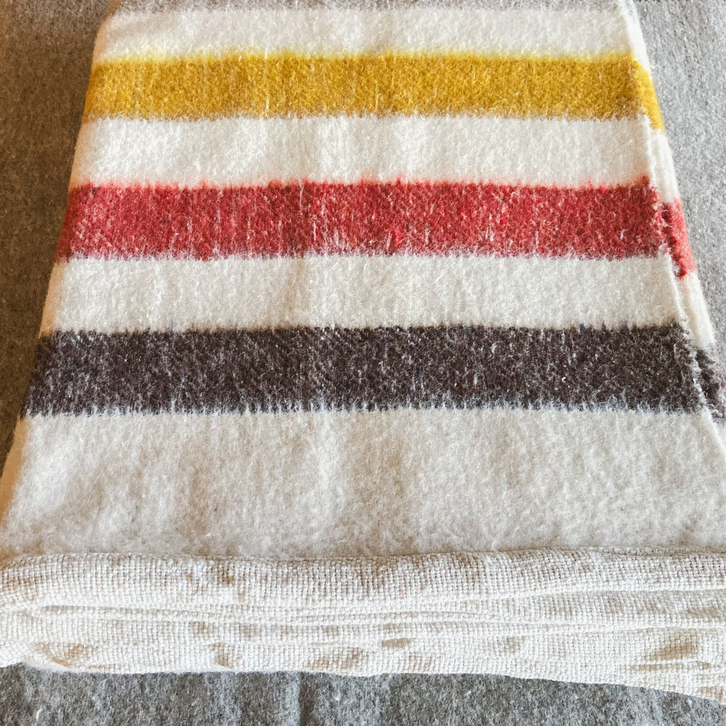 The Santa Fe Brushed Wool Blanket – Off-White Tailored Trim
