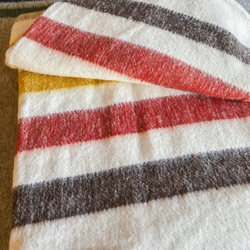 The Santa Fe Brushed Wool Blanket – Off-White Tailored Trim