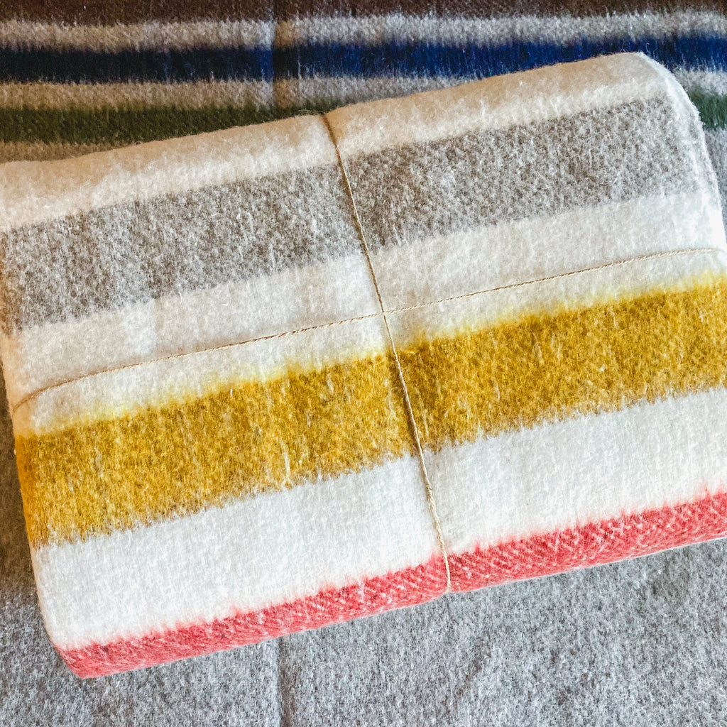 The Santa Fe Brushed Wool Blanket – Off-White Tailored Trim