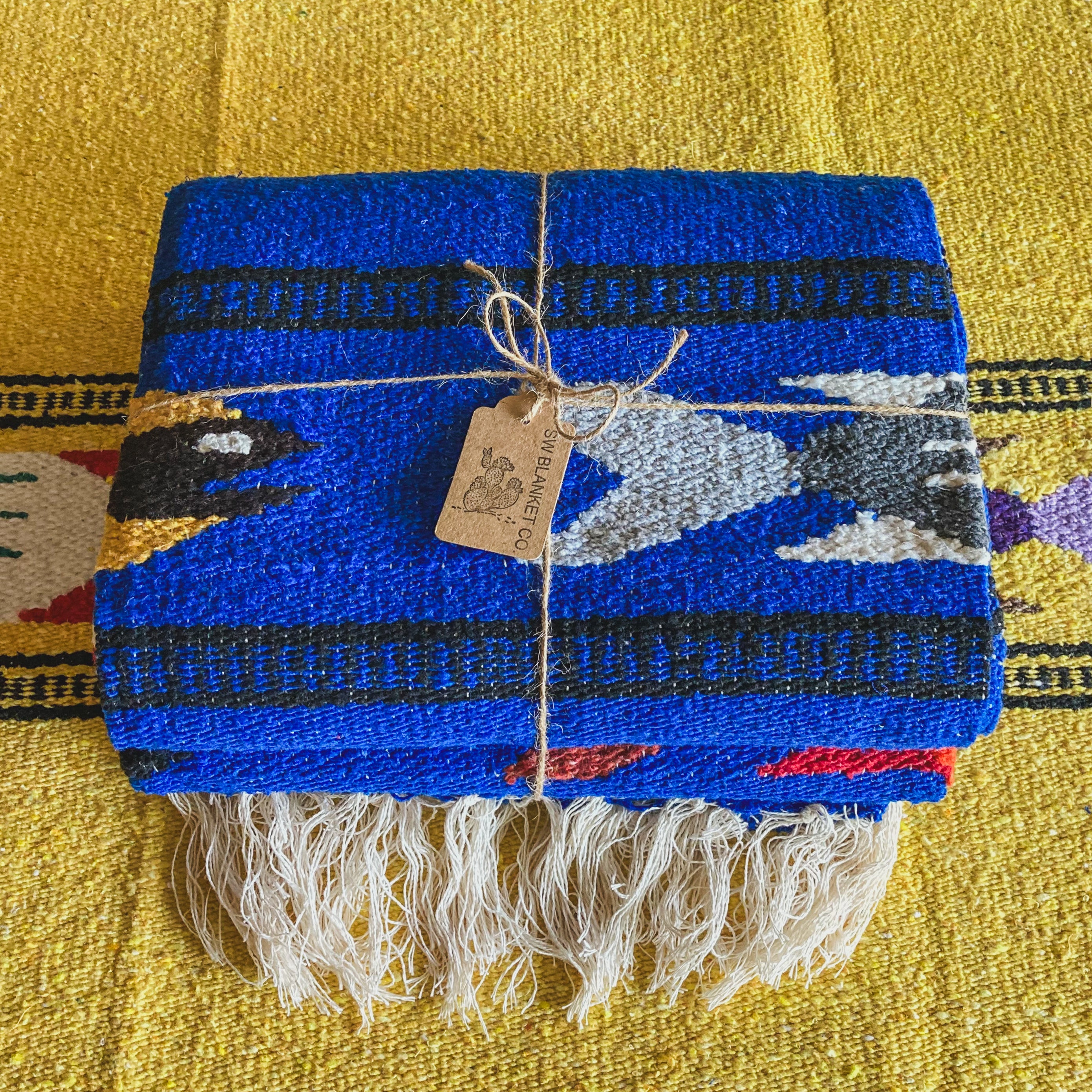 Blue Fish Design Blanket