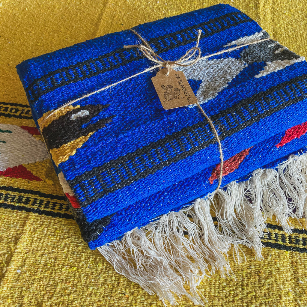 Blue Fish Design Blanket