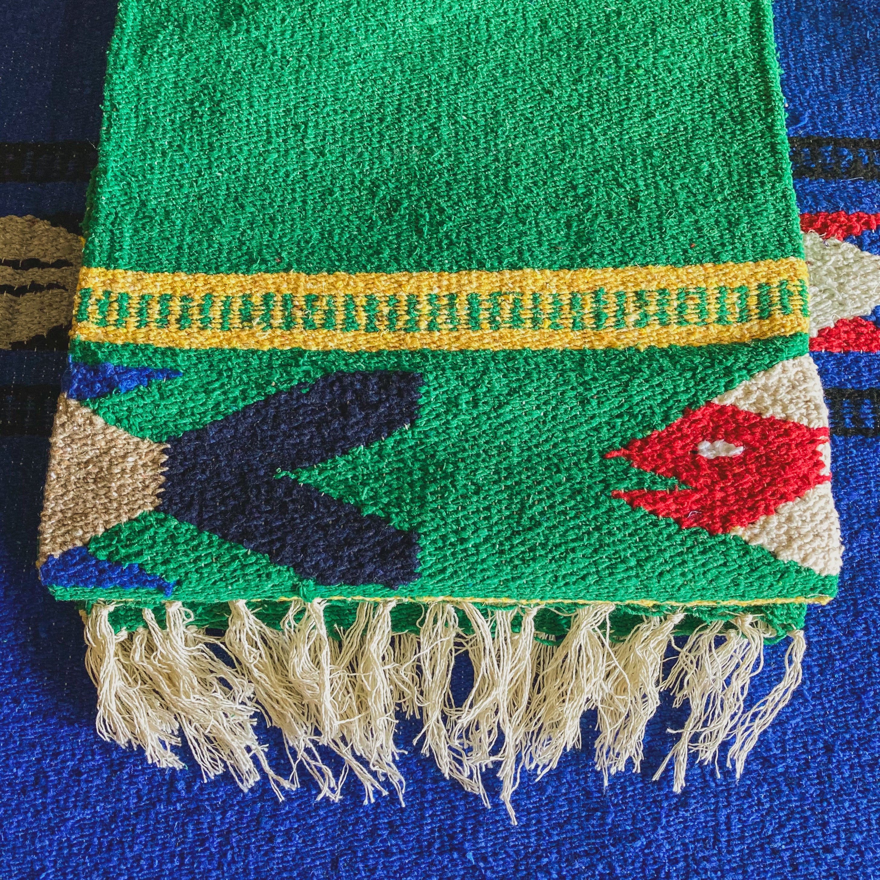 Green Fish Design Blanket