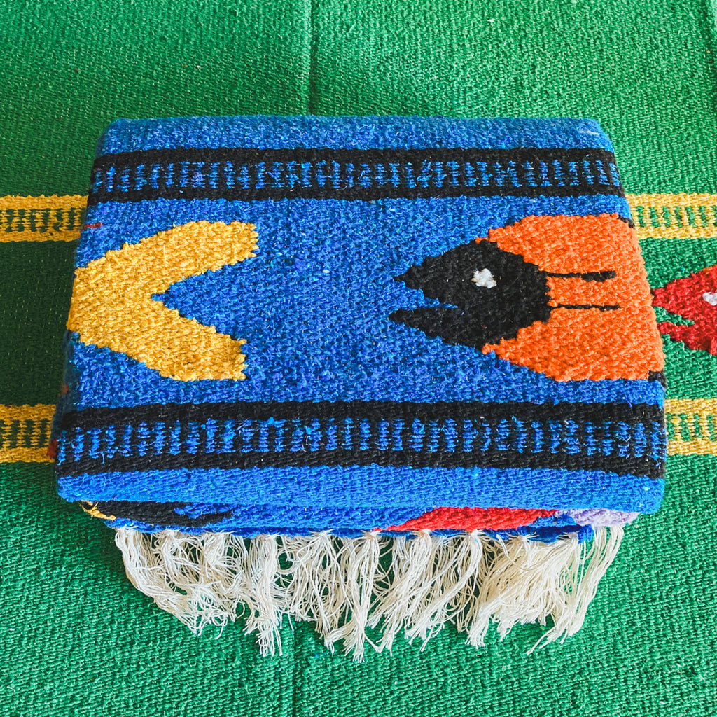 Ocean Blue Fish Design Blanket