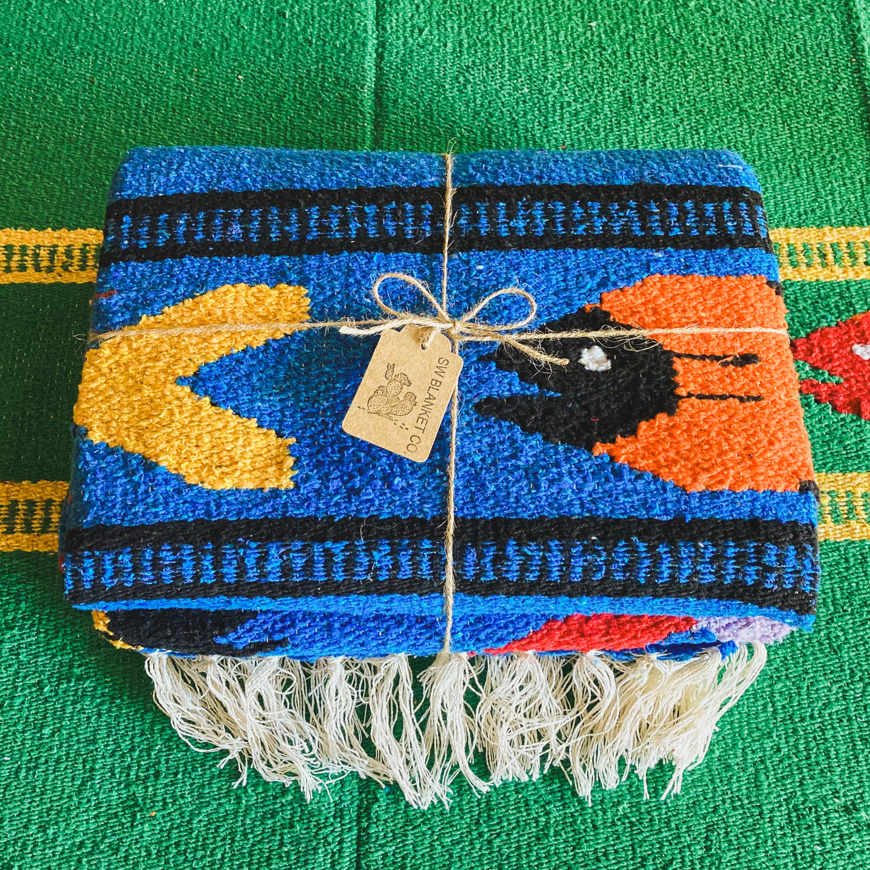 Ocean Blue Fish Design Blanket