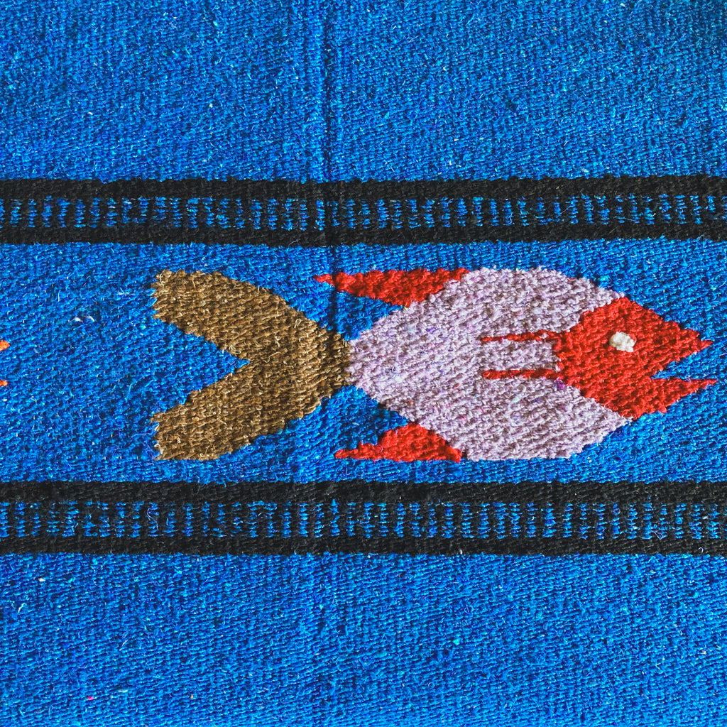 Ocean Blue Fish Design Blanket