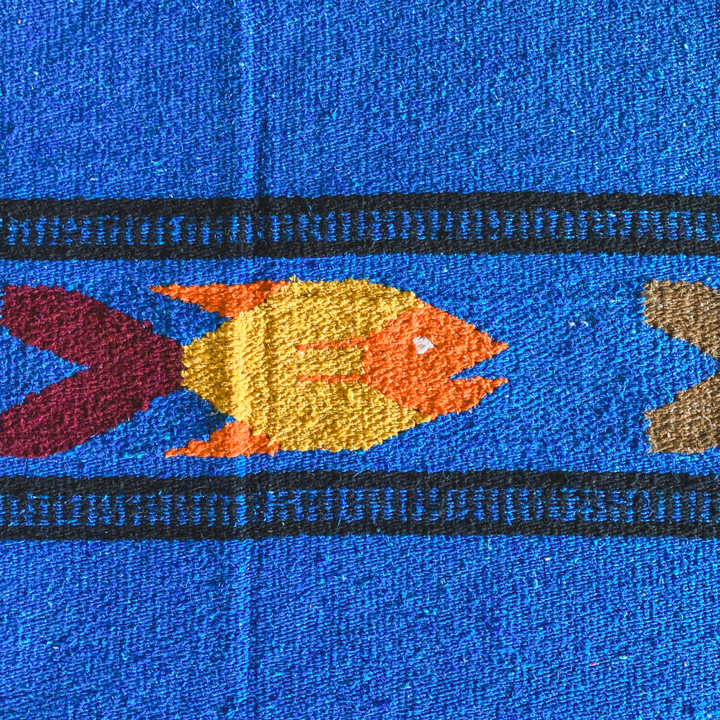 Ocean Blue Fish Design Blanket