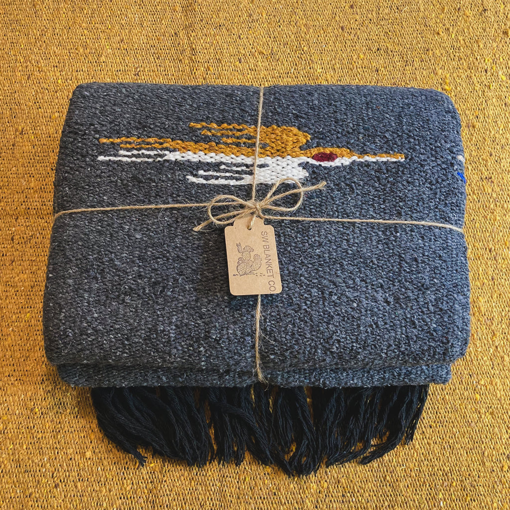 Charcoal Thunderbird Blanket