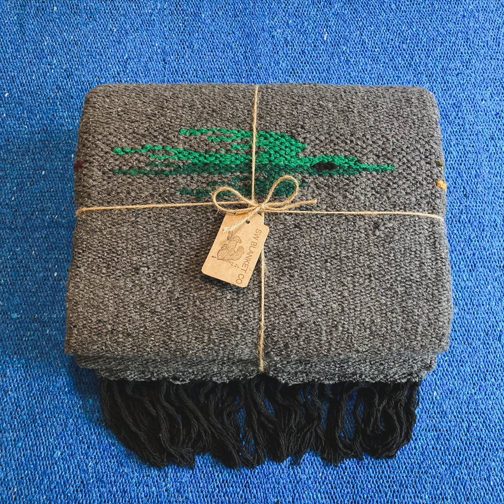 Charcoal Thunderbird Blanket