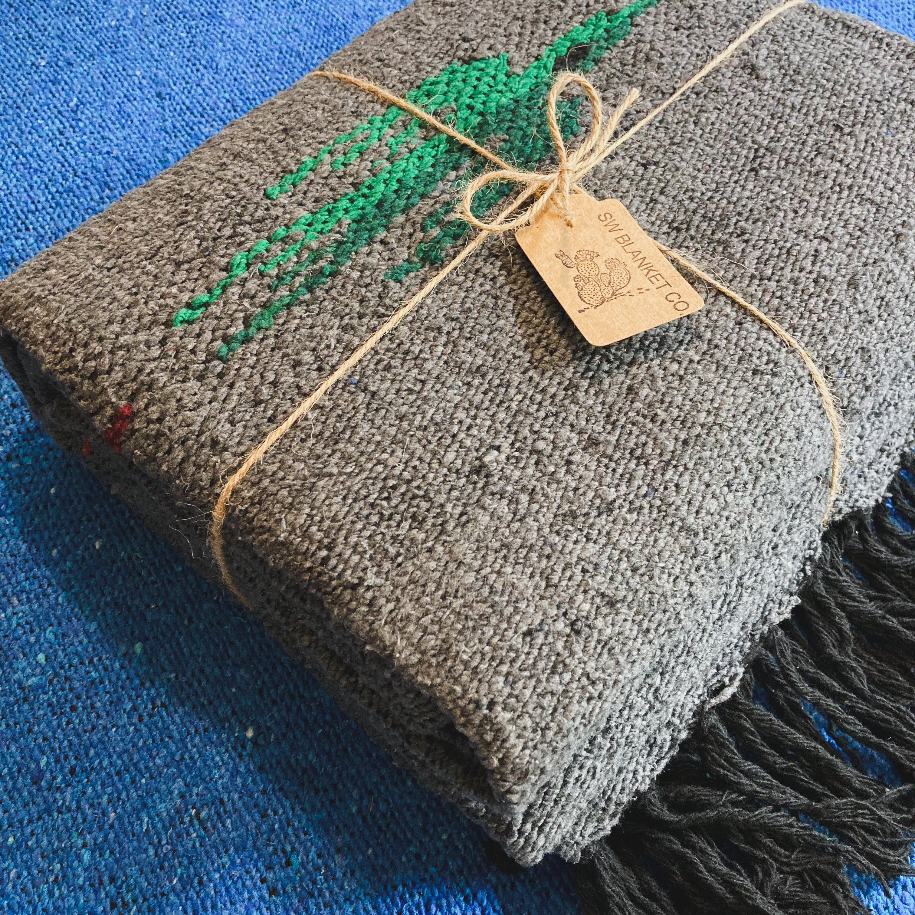 Charcoal Thunderbird Blanket