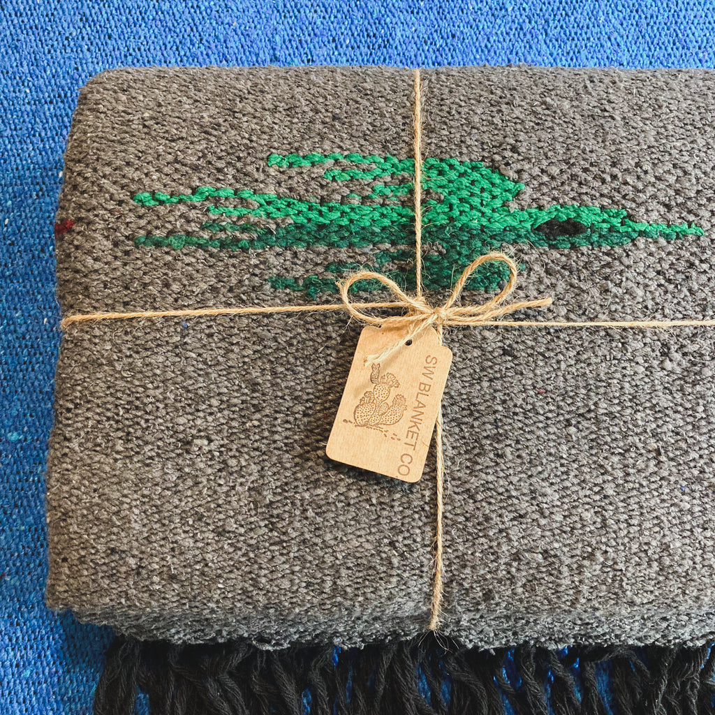 Charcoal Thunderbird Blanket