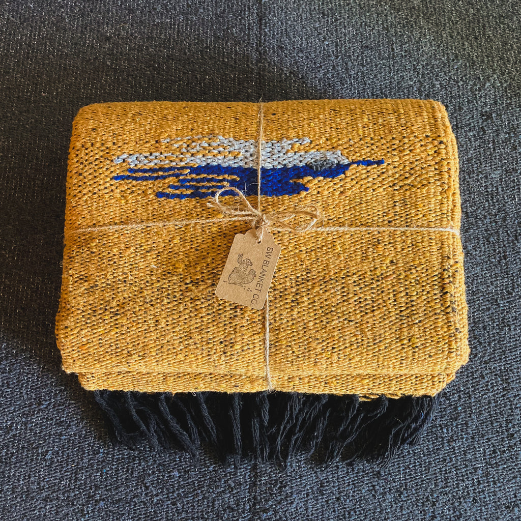 Gold Thunderbird Blanket