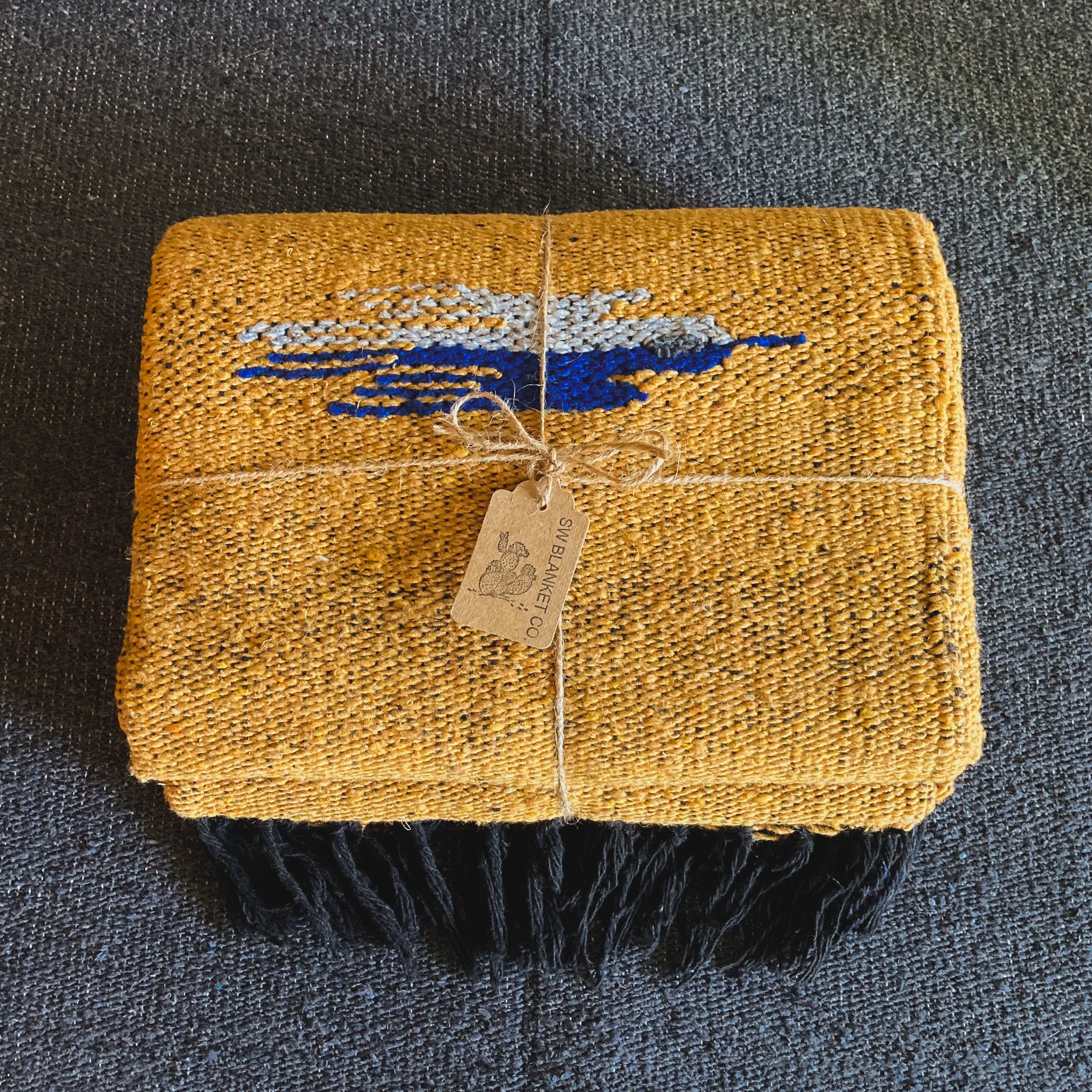 Gold Thunderbird Blanket