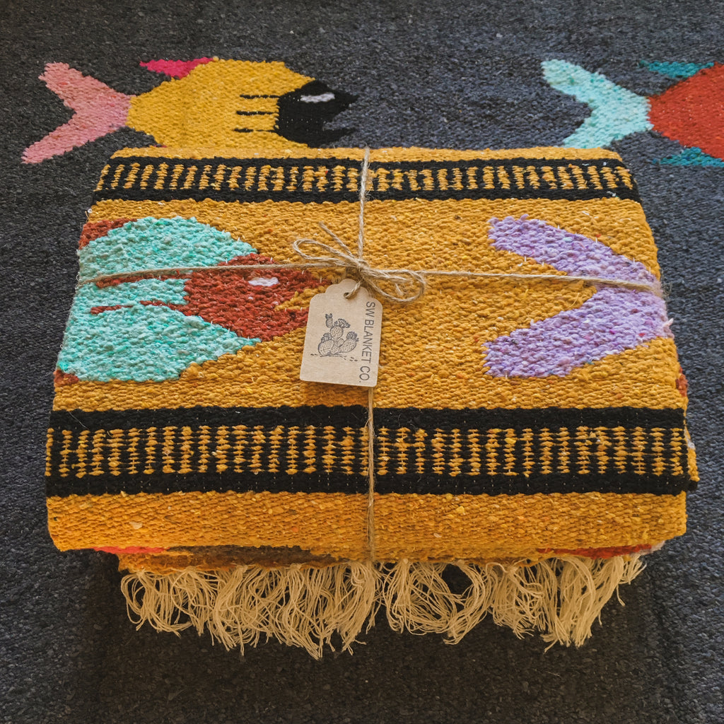 Gold Fish Design Blanket